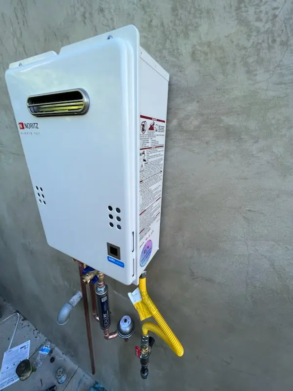 Tankless water heater installation for Orange Beach homes